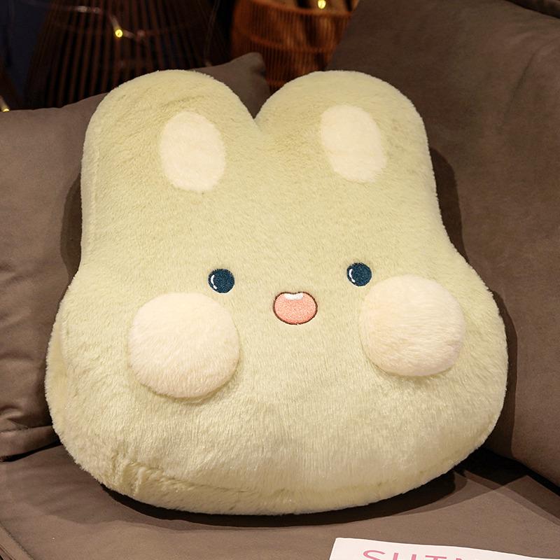Adorable Rabbit 3-in-1 Air Conditioning Blanket, Throw Pillow, and Nap Pillow for Stomach Sleeping