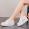 Fashion Women Platform Wedges Casual Shoes Loafers Soft Nurse Work Shoes Breathable Comfortable Non-slip White Nursing Chaussure Femme