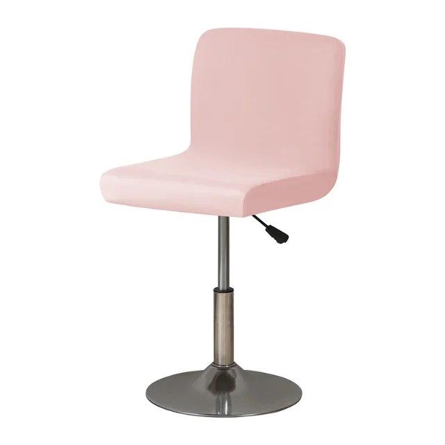 Elastischer, fester, kurzer Rückenbezug, Spandex-Barstuhlbezug, armloser Stuhlsitzbezug, Hotelbankett-Wohnzimmerstuhl-Schonbezüge