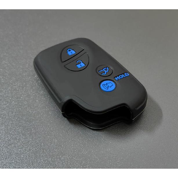 Silicone Rubber Key Fob Cover Compatible with 2005-2017 Lexus CT200h ES350 GS300 GS350 GS430 GS450h GS460 is F IS250 IS350 LS460 LS600h LX570 RX350
