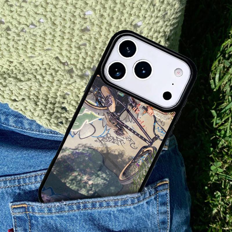 Sports Bike Cycle Phone Case For iPhone 17 AIR 16 Pro Max 15 14 Pro 11 12 13 Shockproof Silicone Cover