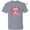 Axolotl-Gaming Anime Men's Women T-shirts Funny Graphic TShirt Tops  O Neck Short-sleeved Tops Summer Korean T Shirt Unisex Tees