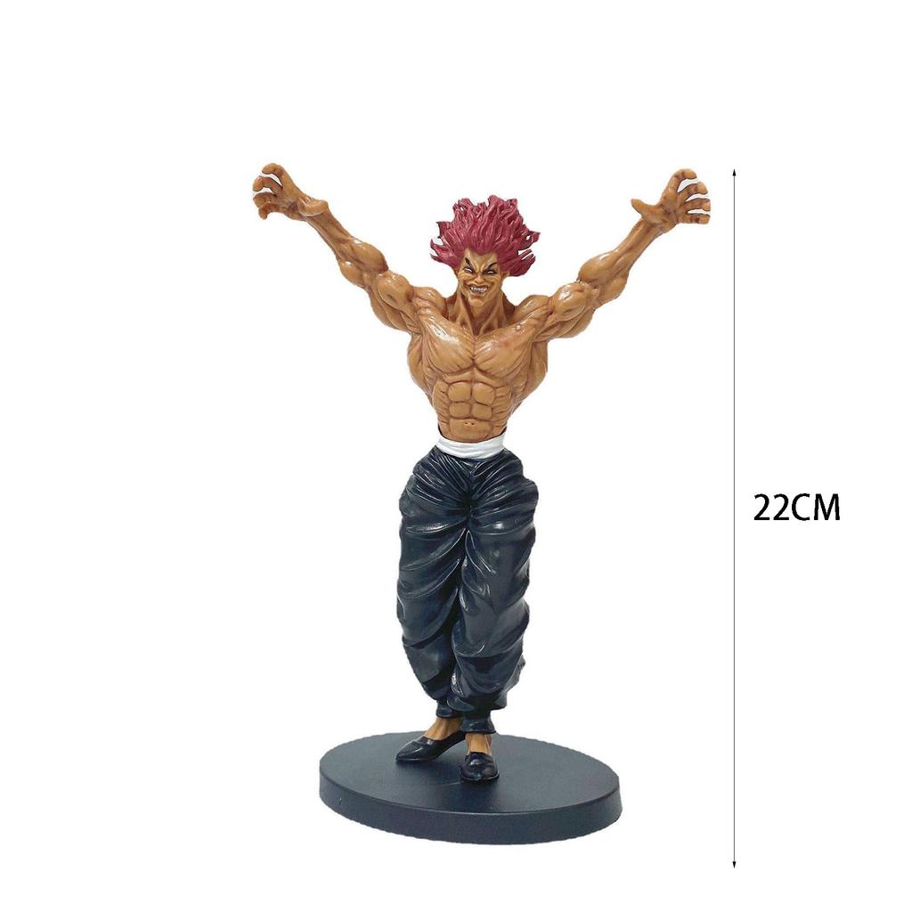 Baki Hanma Statue Kaoru Hanayama Car Decoration PVC Action Figure Collectible Suitable For Baki Fans