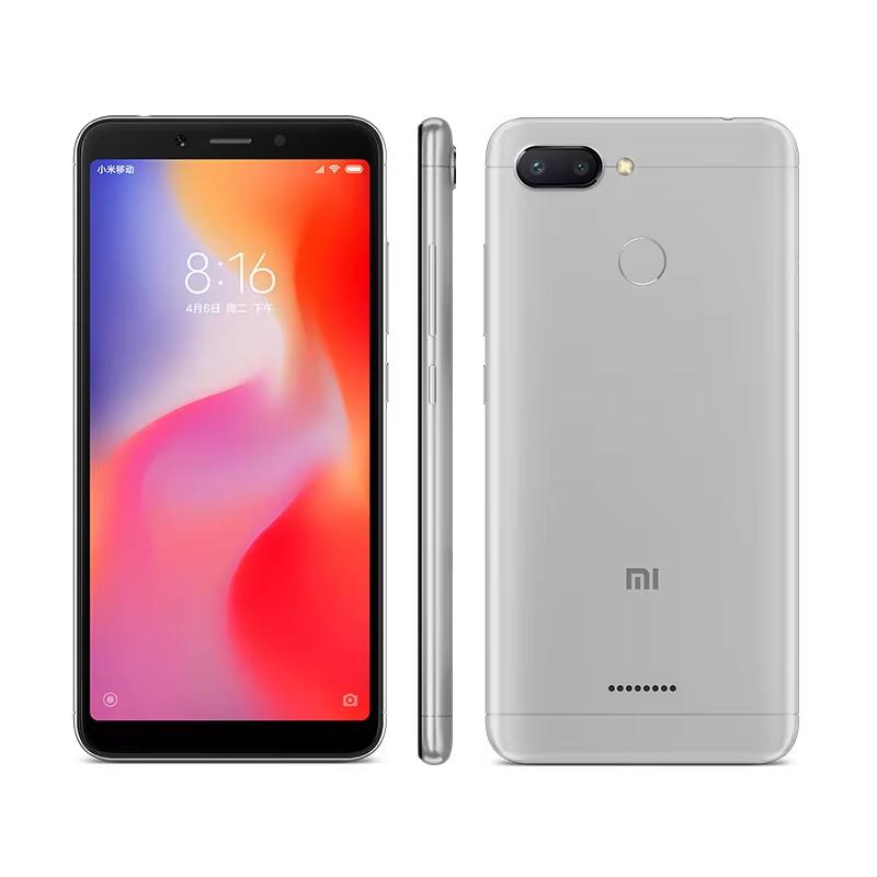 Global Rom Original Xiaomi Redmi 6 4GB 64GB 13000mAh celular googleplay Fingerprint Octa-core 6.6 inch 4G Smartphone