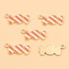 KC Gold Christmas Festival Lollipop Pendant Charms: 3 Styles Colorful DIY Jewelry Accessories