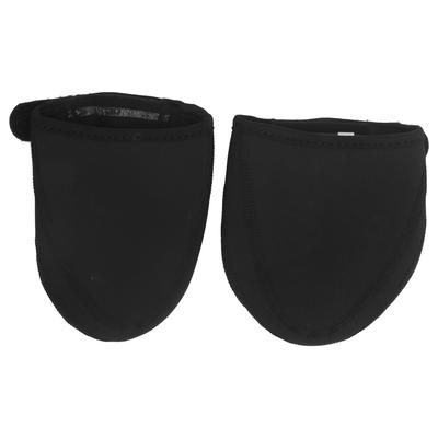 1 Pair Half Wrap Cycling Shoe Cover Waterproof Windproof NonSlip Riding Accessory Black(L XL for  39 45 )