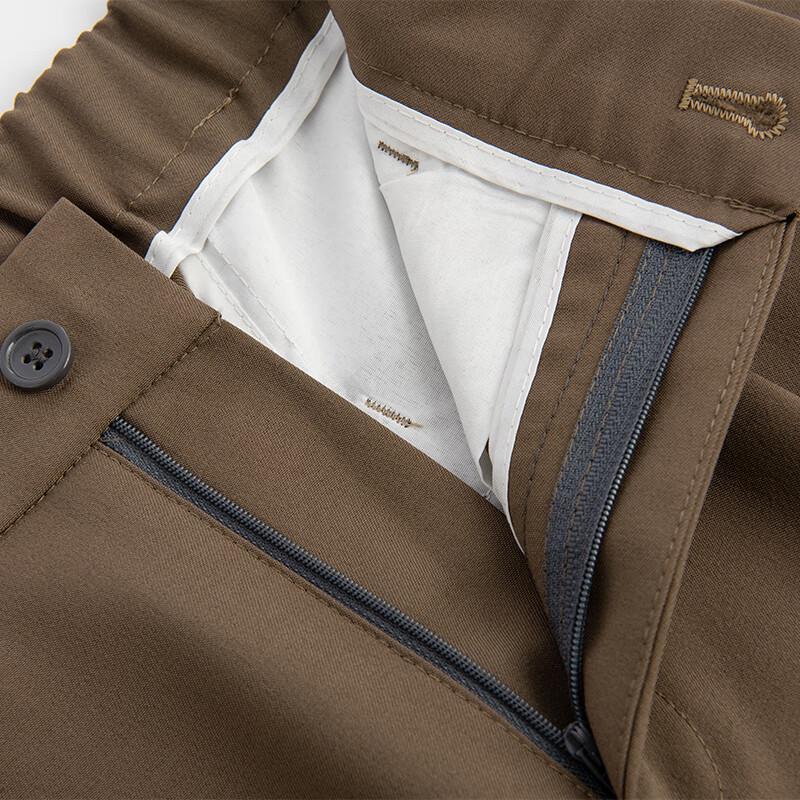 Chutang Men's Japanese Style Draped Straight Leg Trousers