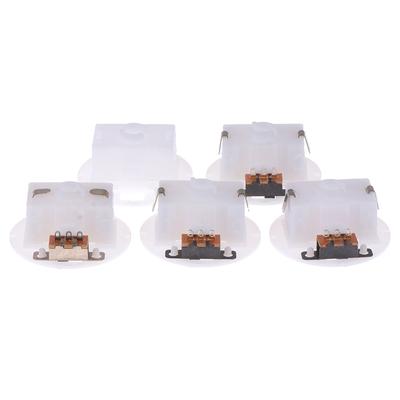 - 5Pcs For AG13 With Switch Round Base Battery Box Button Compartment Craft Base Battery Storage Case Battery Compartments -