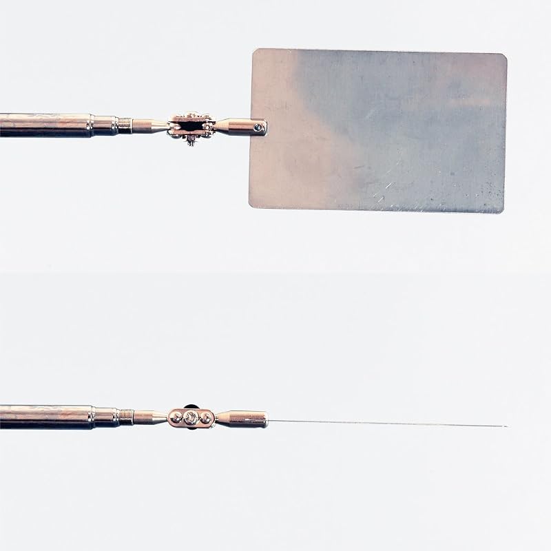 HOZAN Inspection Mirror, Unbreakable Stainless Steel Mirror, Z-355