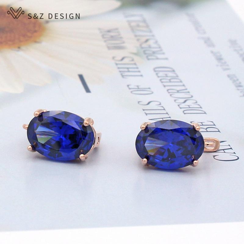 

Модные овальные серьги-капли в форме яйца с кубическим цирконием для женщин, модные вечерние ювелирные изделия, серьги цвета розового золота