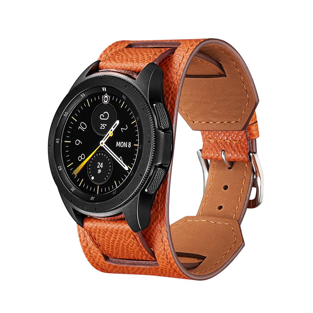 22mm 20mm Premium Lederarmband für Samsung Watch 7 6 5 4 Armband Gürtel Huawei Watch 4/GT5-4-3-2 Pro Amazfit Bip 6/5 GTR 4 Band