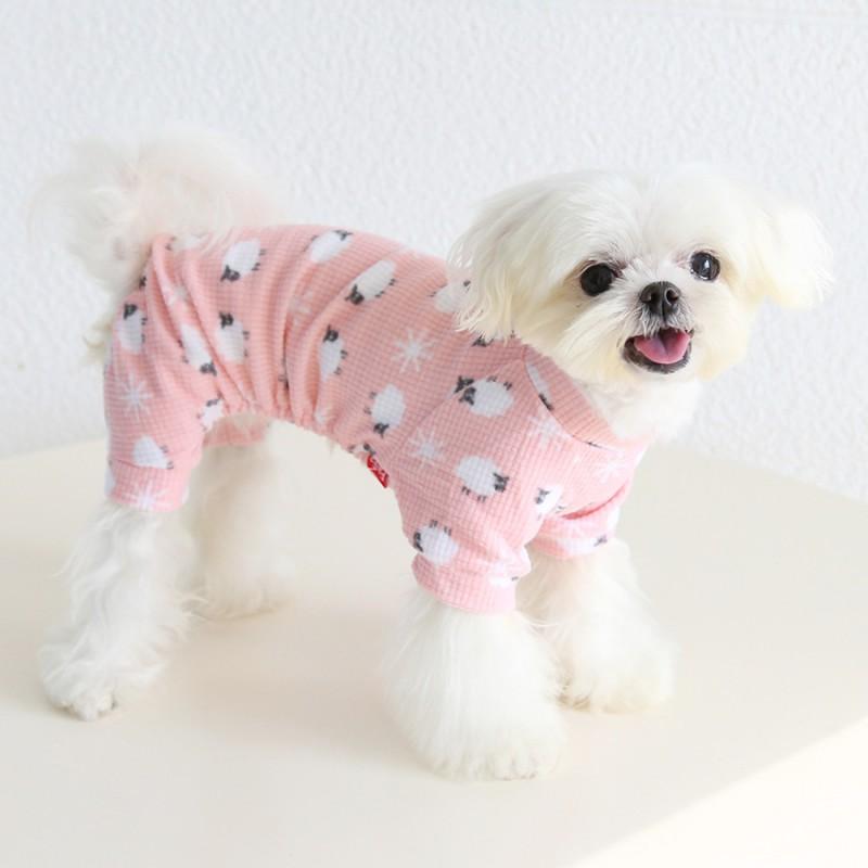 Petstyle Cute Fleece Dog Cat Onesie Warm Winter Pet Pajamas Small Medium Clothing