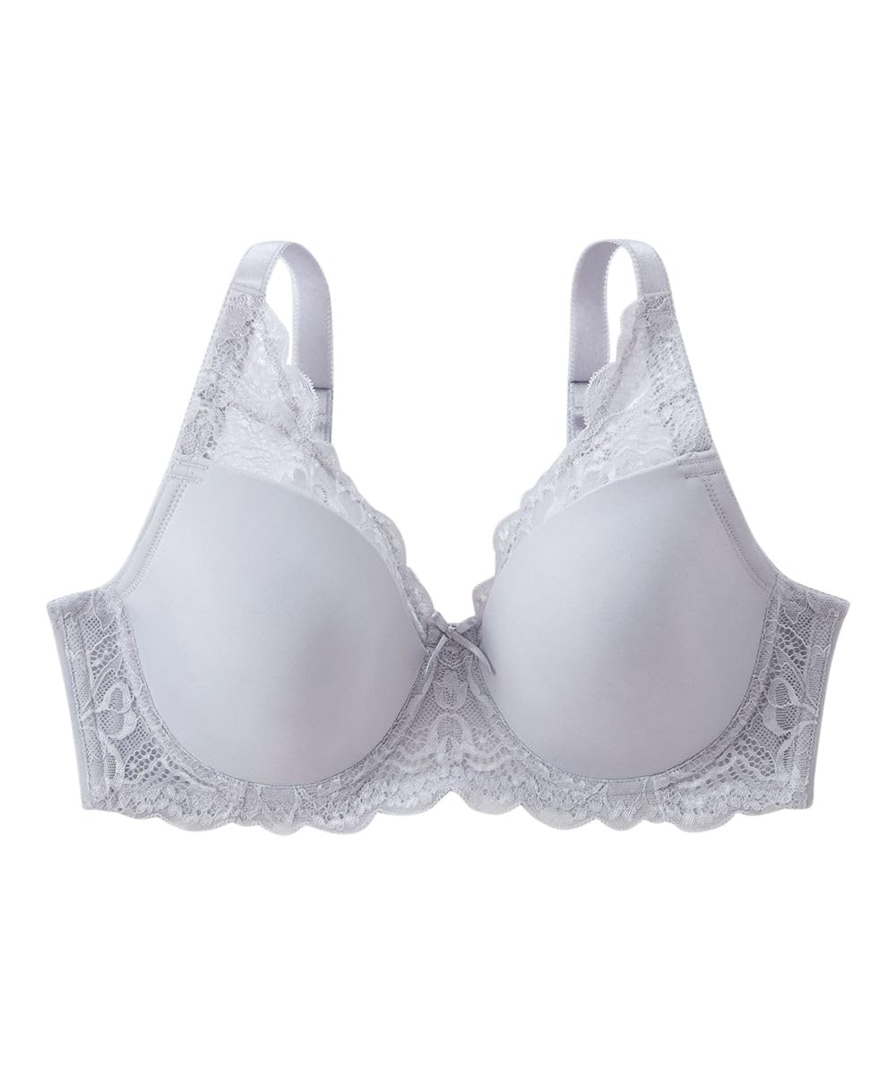 

Nissen Full Cup Seamless Bra Silver B85 Women s (Triumph), Gray,