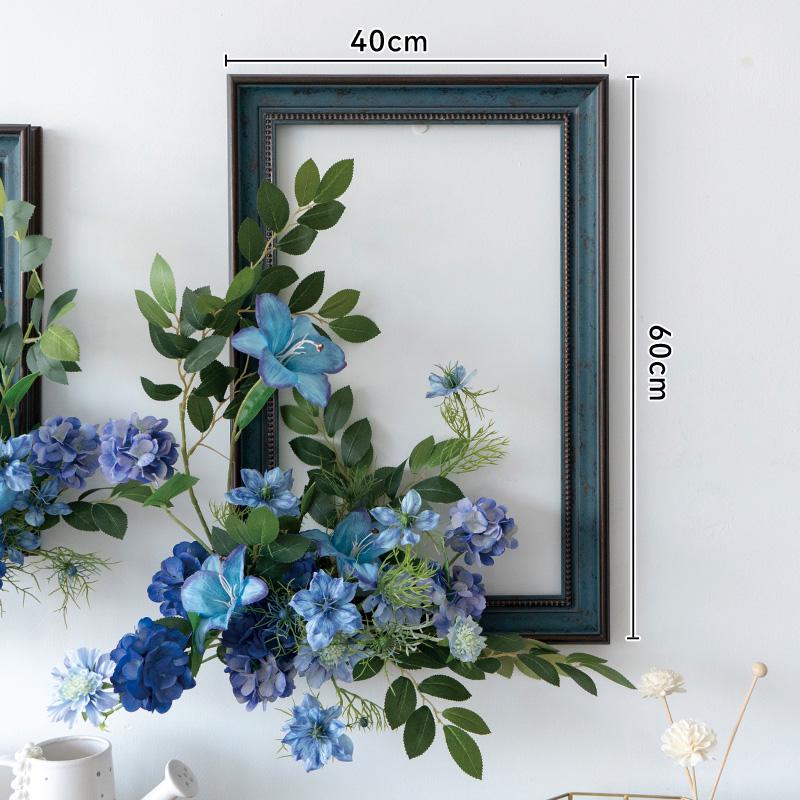 Floral Art Photo Frame Set for Wall and Window Decoration
