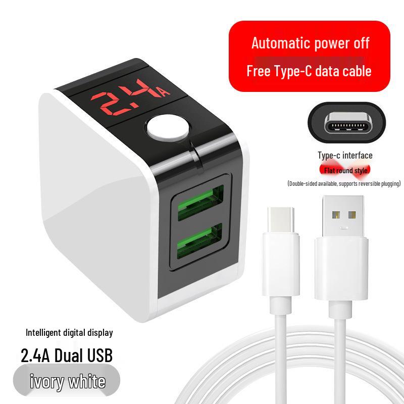 Fast Charging Multi-Port USB Charger with Auto Power Off & Overcharge Protection for iPhone