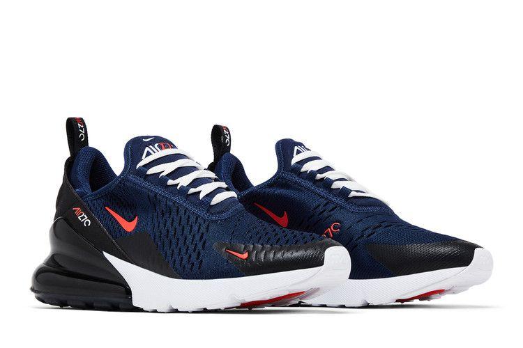 Nike Air Max 270 Blu Mezzanotte Rosso Piccante (GS)