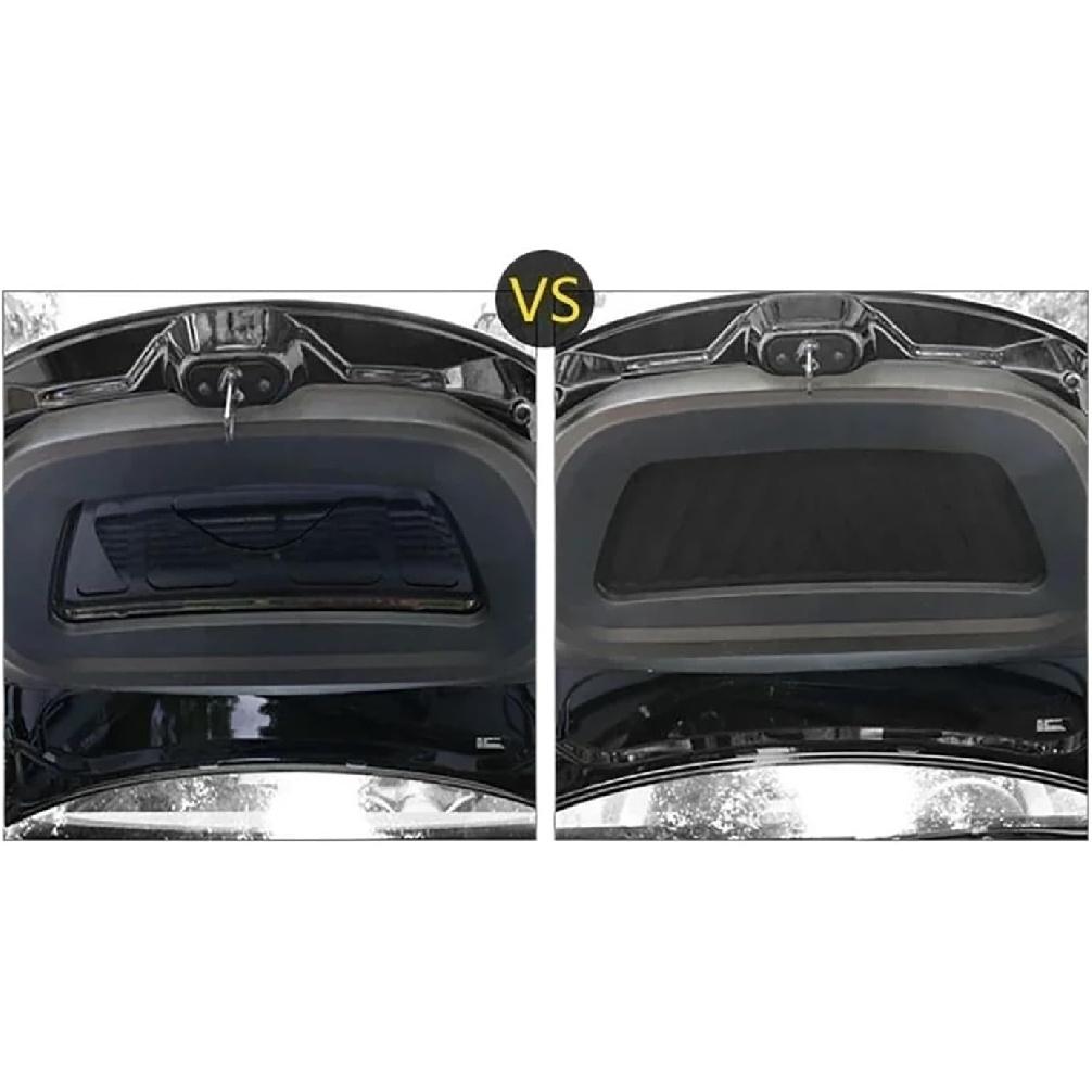 Front Engine Hood Insulation Cotton Pad Double-Layer Front Trunk Lid Mat Cover Soundproof,Compatible with Tesla Model Y