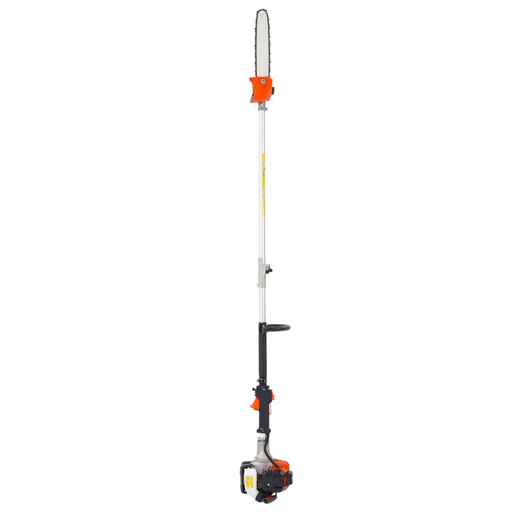 Gas Pole Saw, 25CC 2 Stroke Gas Powered Pole Saws with 30.5 Cm Cutting Bar, Cordless Tree Trimmer with 650ml Fuel Tank, 2.12 To 3.62 M Extendable,