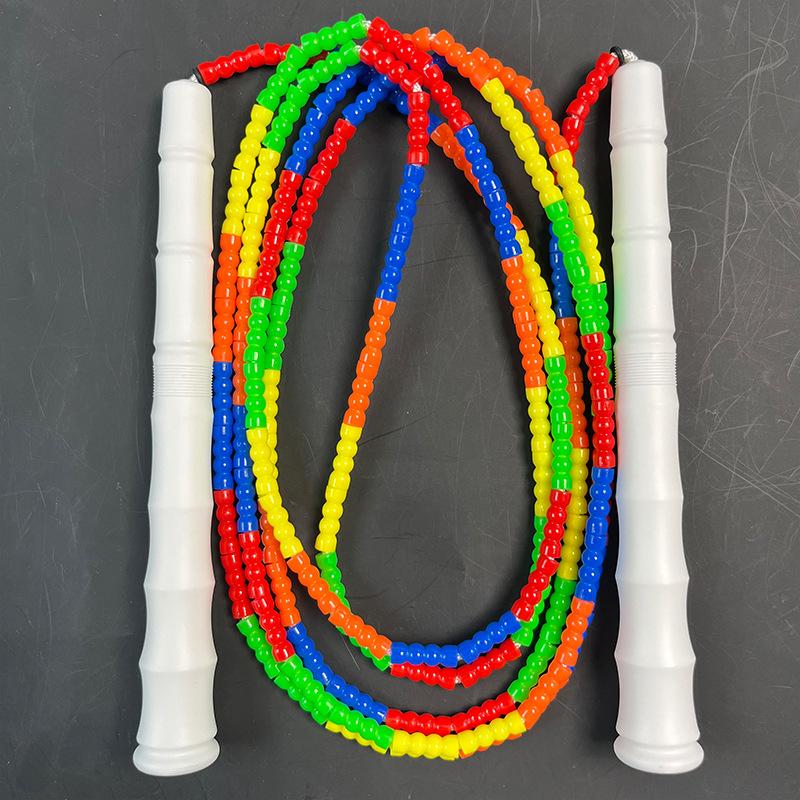 Manufacturer Wholesale Bamboo-joint Jump Ropes for Adults, Children, and Students with Fitness Patterns, Suitable for Beginners