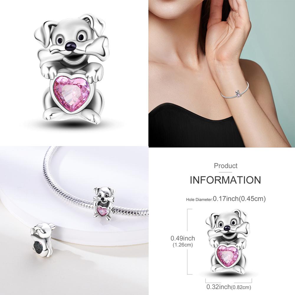 Charms 925 Silver Cute Cat Collection Charms Beads Paw Print Pendant Beads Fit Original DIY Bracelet Gift Women Jewelry