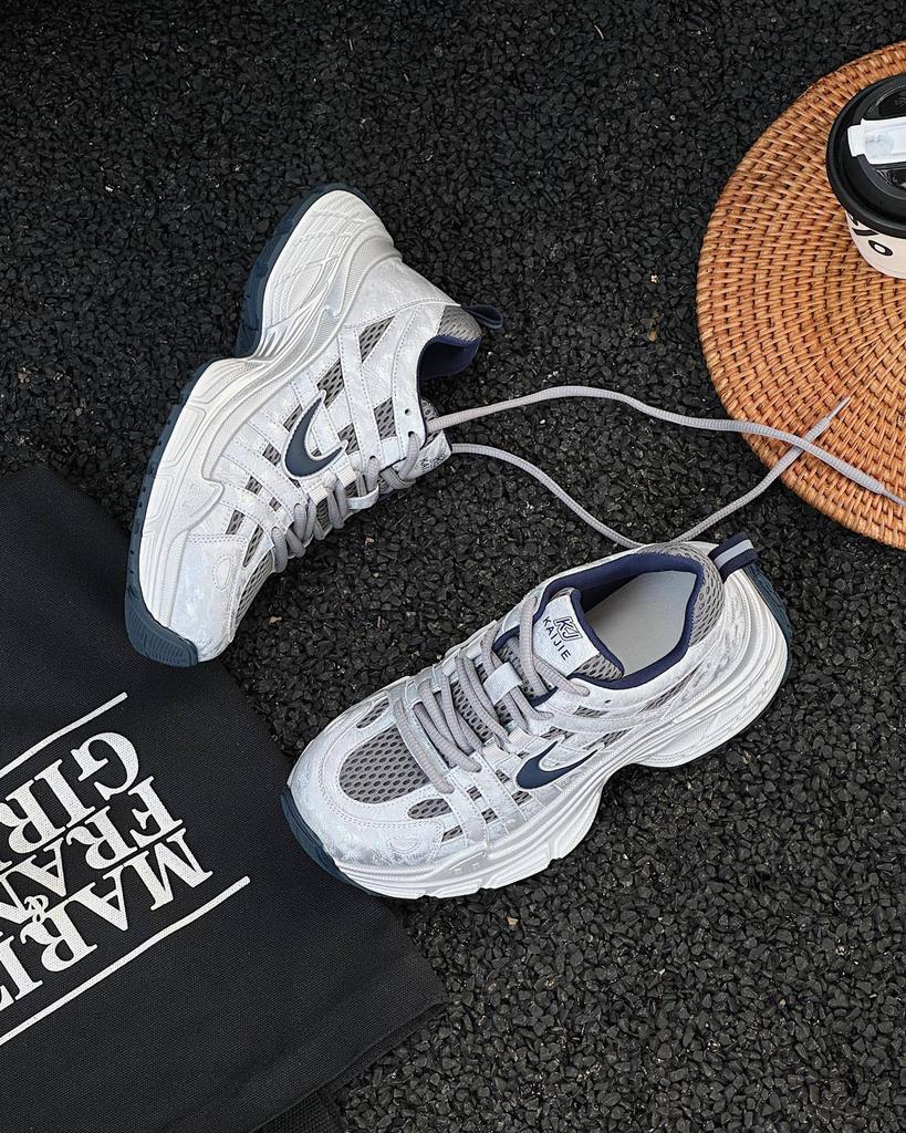 Platform dad shoes women 2025 new autumn retro versatile casual shoes mesh breathable sneakers running shoes tide