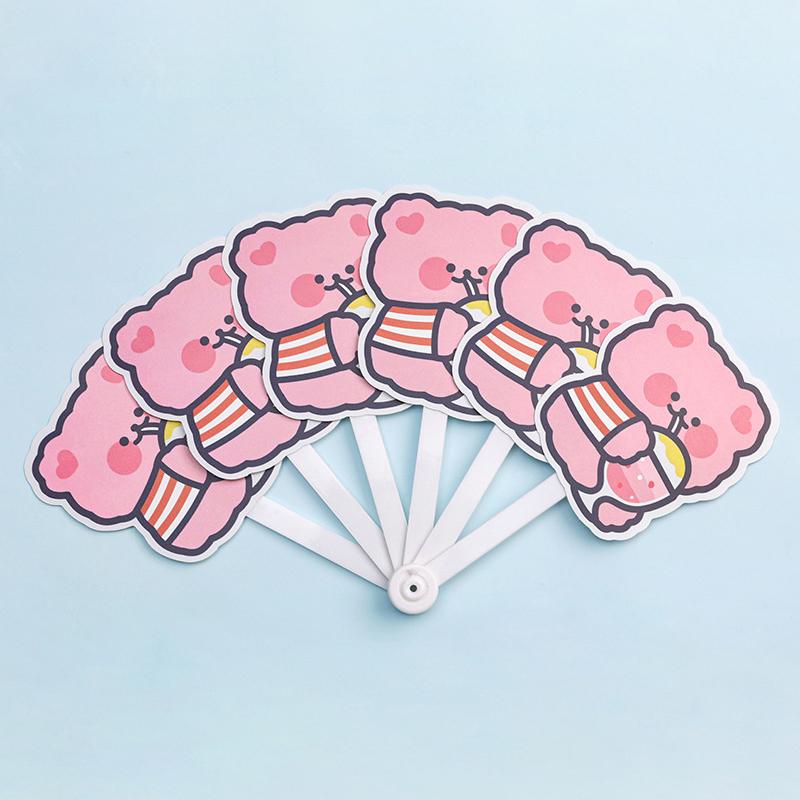 Cute Cartoon Mini Portable Alien Hand Shake Fan Cool Small Fan Summer Cooling Fan Gift