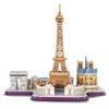 German Level 3D Puzzle City Lines Paris (Paper Craft) 00141