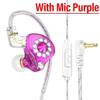 Fone de Ouvido Intra-Auricular QKZ AK6 Original 6 Unidades de Driver Dinâmico Fone de Ouvido Com Microfone Estéreo Esportivo HIFI Subwoofer Headset Monitor Fones de Ouvido