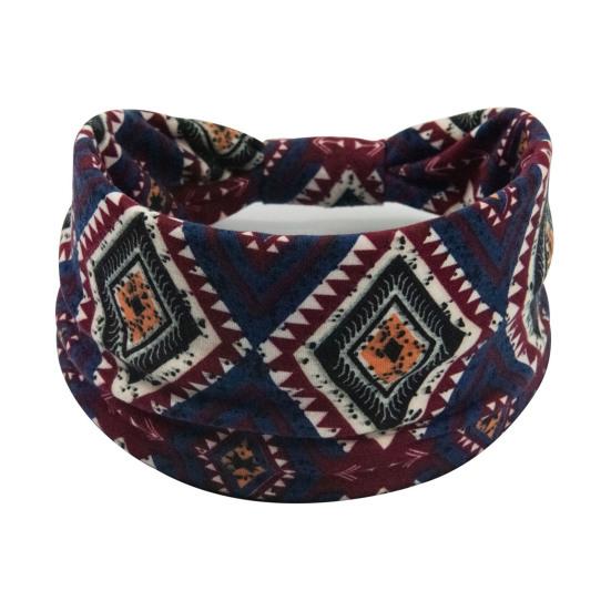 Large Bandeau Bohème Respirant Extensible Yoga Entraînement Cheveux Noués Femmes Africaines Filles Enveloppement de Tête Accessoires pour Cheveux