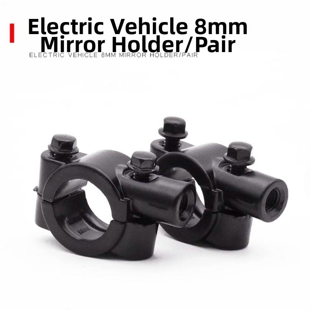 1Pair Universal Electric Scooter Rearview Mirror Black Rear View Mirrors  Scooter Parts