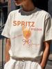 Spritz O’Clock Comfort Colors Short Sleeve Cotton T-Shirt | Boho Style Italian Cocktail Tee | Gift Idea for Aperitivo Lover | Travel Casual