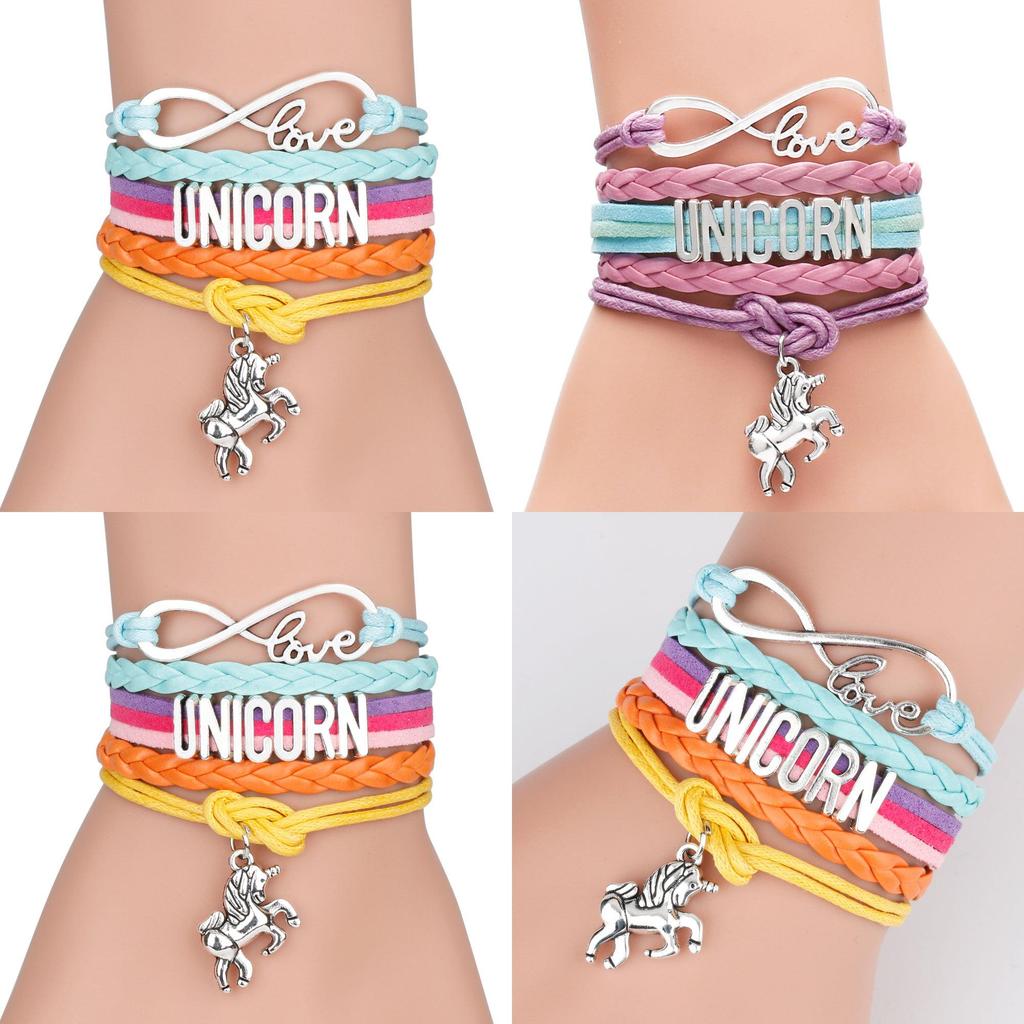 Trendy Unicorn Handband European And American Style Electroplated Alloy Material