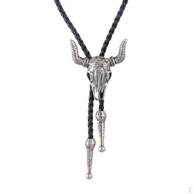 Anhänger Bolo-Krawatte Western Cowboy Rodeo Leder