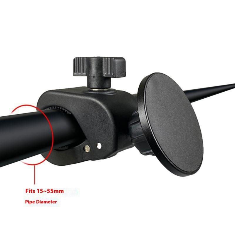 Universelle Magnetische Auto-Handyhalterung Saugfuß Basis Klemme ABS Konstruktion Mehrere Oberflächen für 15-55mm Rohr