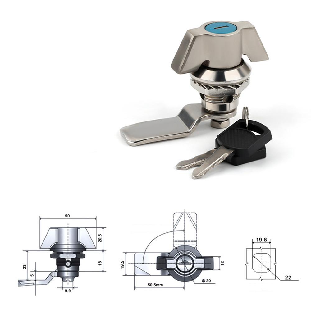Cam Lock Distribution Box Switch Lock Cabinet Designed for Industrial Environments and Network Cabinet Security Needs
