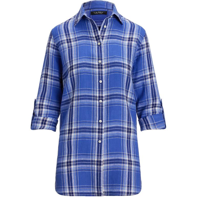 

Polo Ralph Lauren Прямая рубашка с длинным рукавом и заостренным воротником Женские рубашки Синий WMLRSHTS6820449 XS