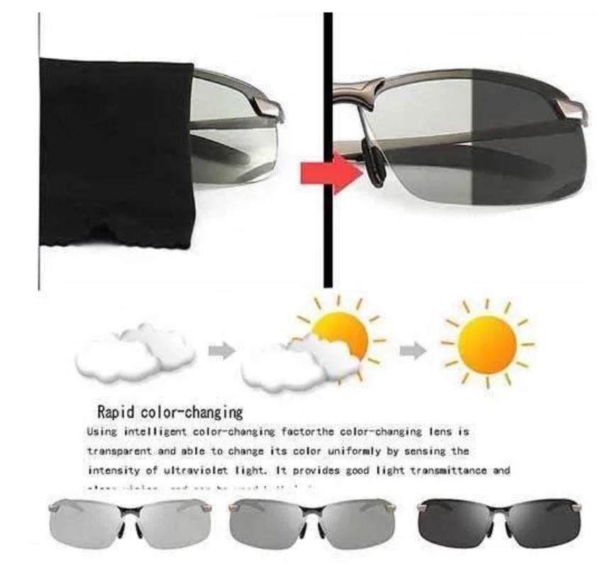 PHOTOCHROMIC SPORTS SUNGLASSES UV Transition Lenses Mens Womens Rapid Eyewear