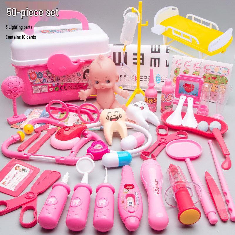 Kids' Doctor Playset: Medical Tools, Stethoscope, Injection, Ambulance