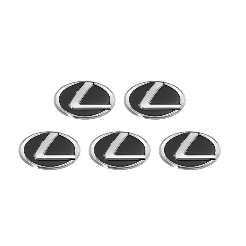 

14/16mm Aluminum Car Emblem Key Sticker Accessories For Lexus F SPORT GS GX IS LS LX CT LC RC LBX NX RX 350h 450h UX 300e GX460