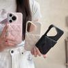 Mobile Phone Case for Huawei P70 Mate 60 Pro Litchi Pattern Caviar PU Leather Crossbody Chain