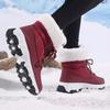 Plush High-top Women's Snow Boots Warm Cotton Shoes Winter Outdoor Walking Shoes Winter Hiking Sneakers