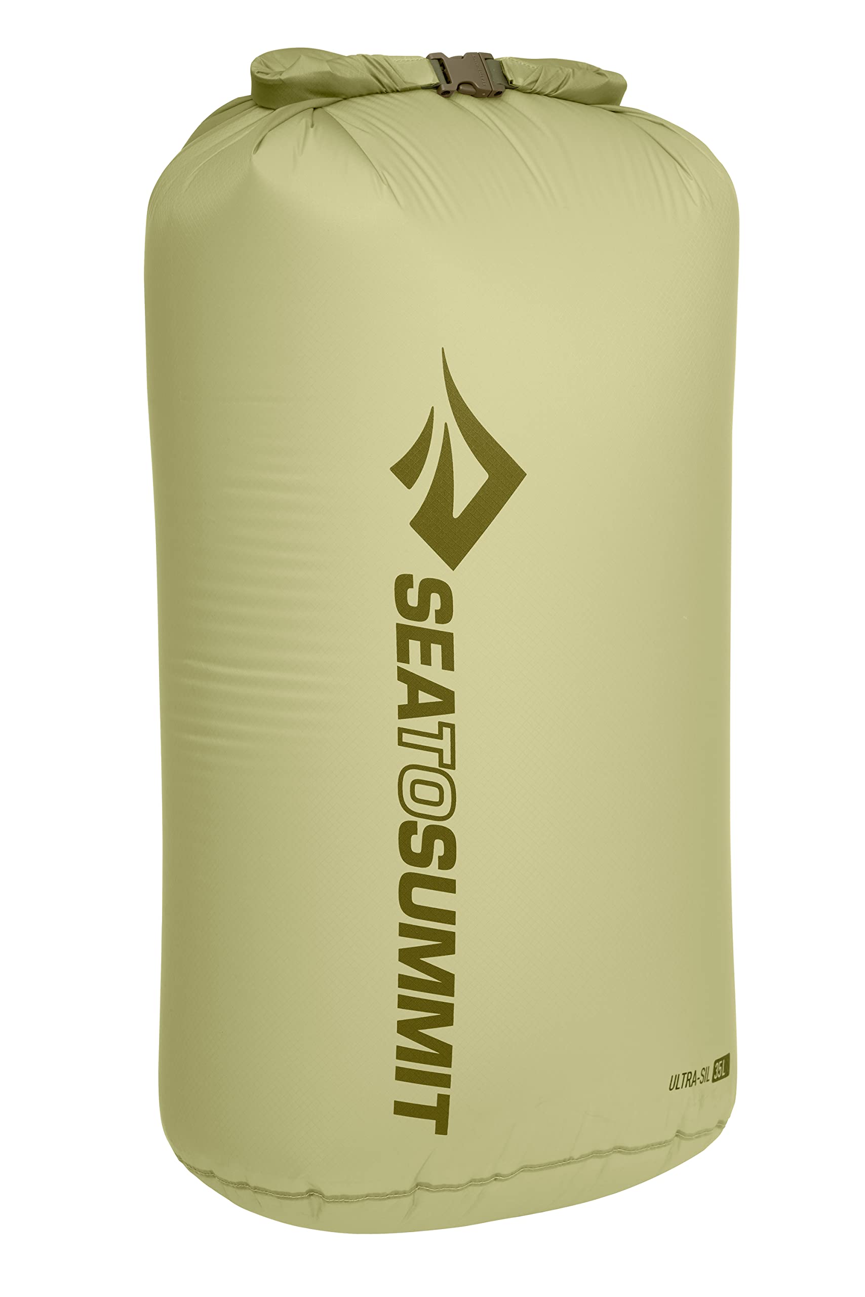 

Sea to Summit Ultra-Sil Dry Bag, Ultralight Waterproof Dry Storage, Tarragon Green, 35 liter.
