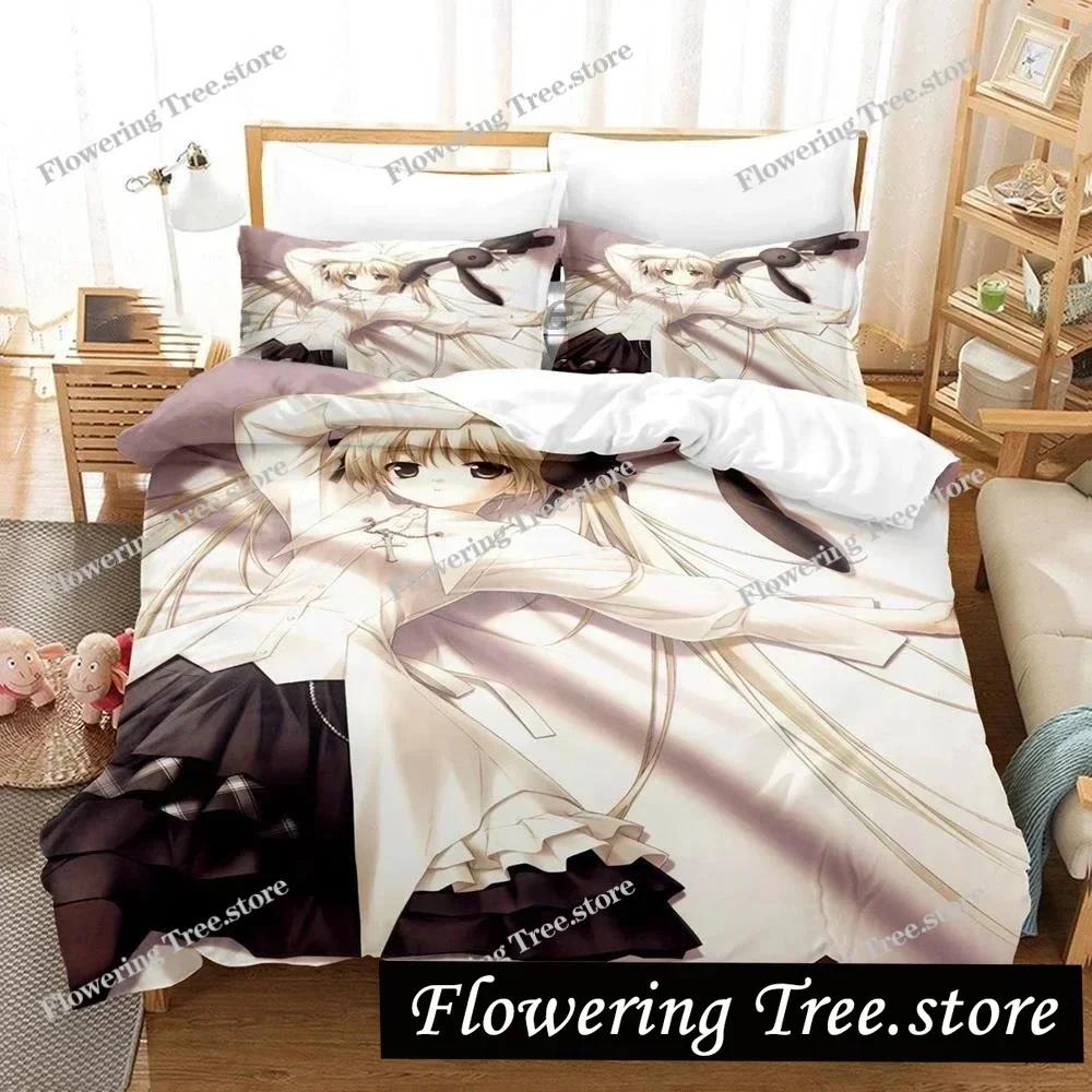 3D Printed Yosuga No Sora Kasugano Bedding Set Anime Duvet Cover Double Twin Full Queen King Adult Kids Quilt Cover029963