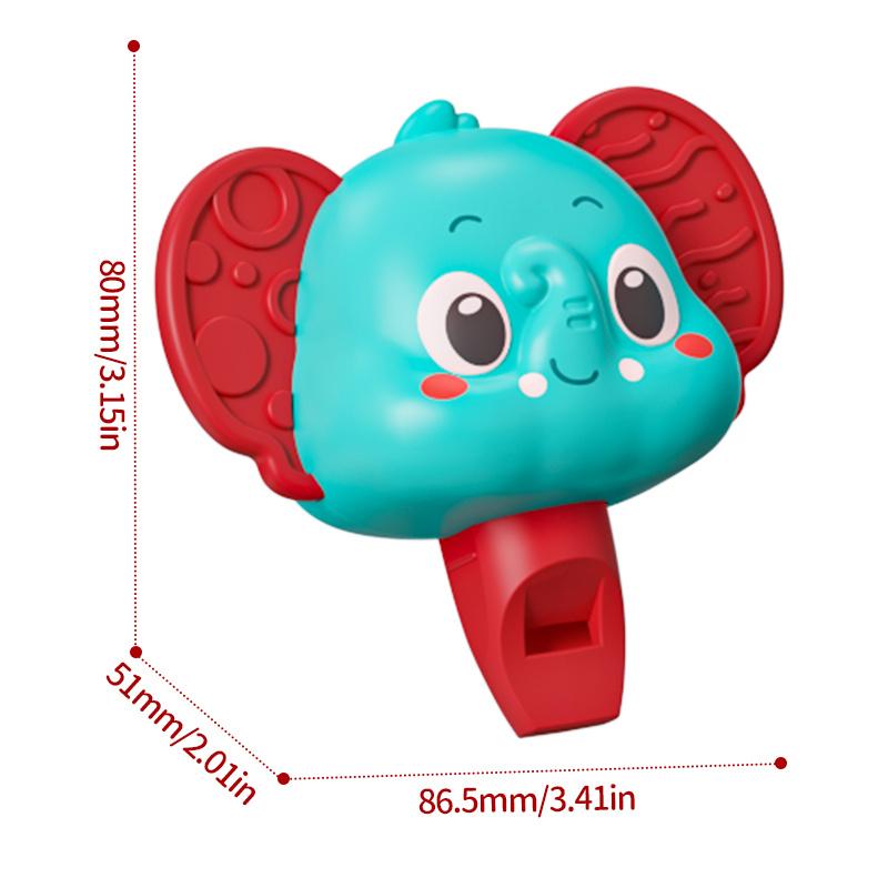 Elephant Handheld Ball Bell - Vibrating Grabbing Toy with Music Notes, Design for Easy Grip, Ideal Early Development Toy