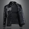 Men's Leather Jacket 2025 Autumn and Winter New Trend Fashion Locomotive Men's Slim Leather Jacket 58983