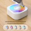 Bluetooth Speaker & Phone Holder with Rotating Stand, Cool Lights, Adjustable Height, and Large Volume