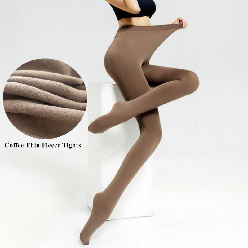 

Женские утепленные колготки больших размеров 12 Теплые зимние флисовые колготки Женские колготки с высокой талией Эластичные теплые колготки для осени и весны S(45-65kg)