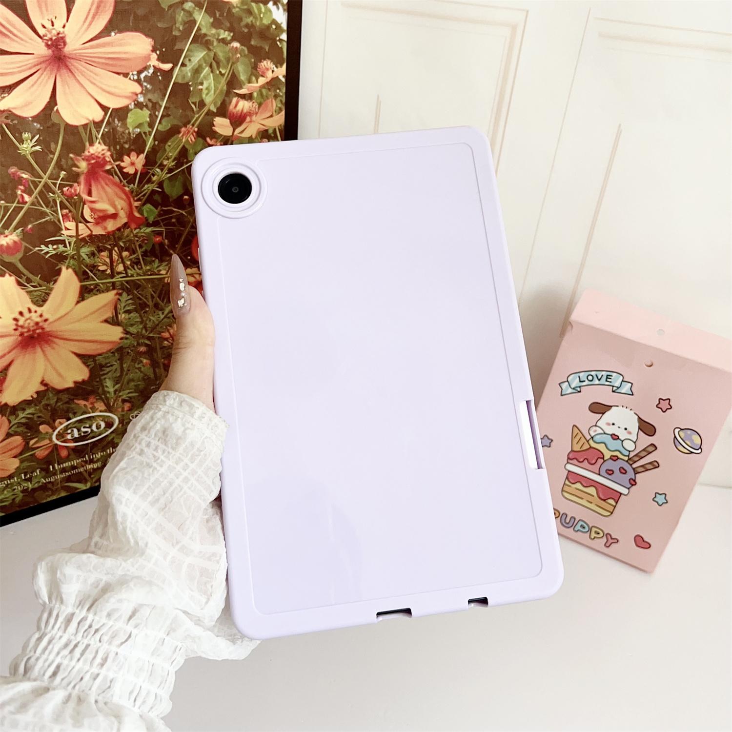 

Чехол для Samsung Galaxy Tab A9 Однотонный ТПУ чехол для планшета с держателем для карандаша B
