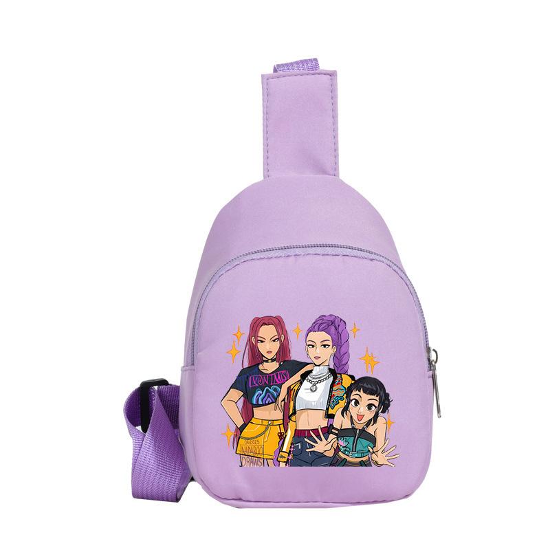 Animation Cartoon Peripheral Printing High Value Portable Shoulder Bag Leisure Children Fanny Pack