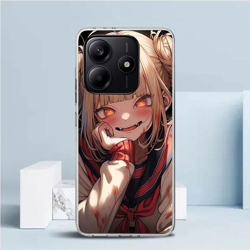 Himiko Toga My Hero Fashion Phone Case For Xiaomi Redmi Note 15 14 14S 13 12S 12 Pro Plus 11S 11 11T 11E 10S 10 + Soft TPU Back